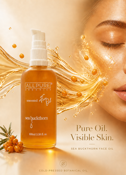 ALLPURE ОБЛЕПИХОВОЕ МАСЛО (облепиха) 100% органическое масло для ухода за кожей