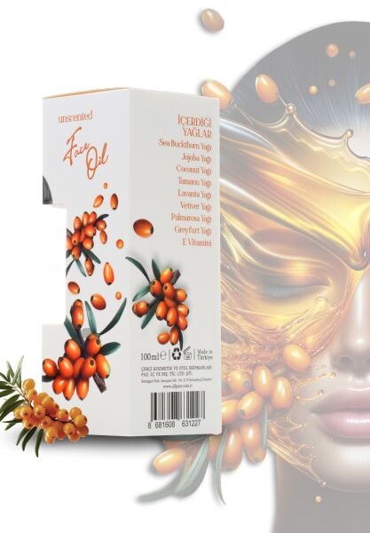 ALLPURE SEABUCKTHORN OIL (Yabani İğde) %100 Organik Cilt Bakım Yağı