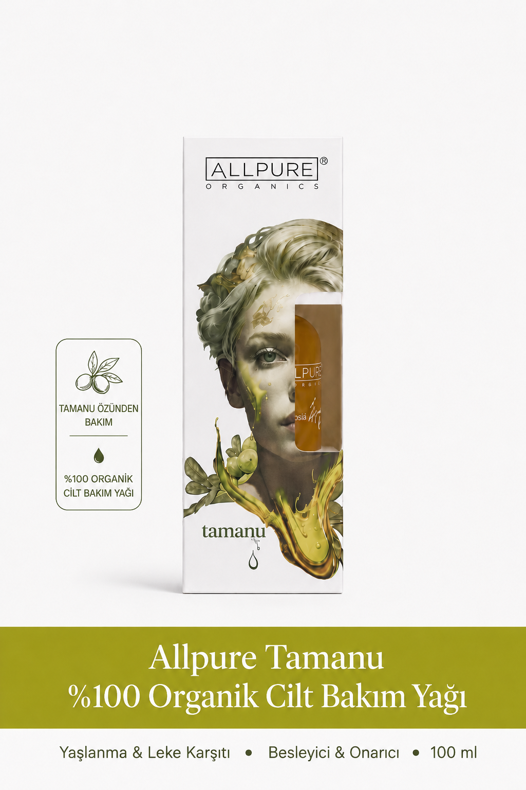 ALLPURE TAMANU OIL (Tamanu Ağacı) %100 Organik Cilt Bakım Yağı