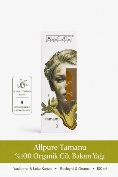 ALLPURE TAMANU OIL (Tamanu Ağacı) %100 Organik Cilt Bakım Yağı