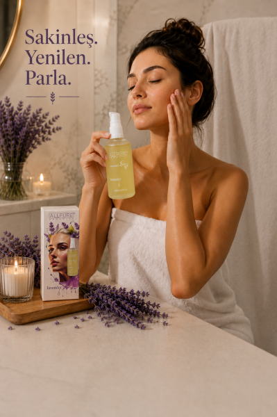 ALLPURE LAVANDER OIL  (Lavanta) %100 Organik Cilt Bakım Yağı