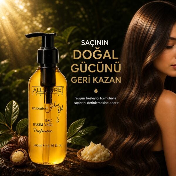 ALLPURE MIROIL HAIR (%100 Organik Saç Bakım Yağı 200ml)