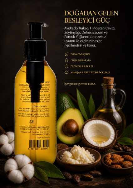 ALLPURE MIROIL HAIR (%100 Organik Saç Bakım Yağı 200ml)