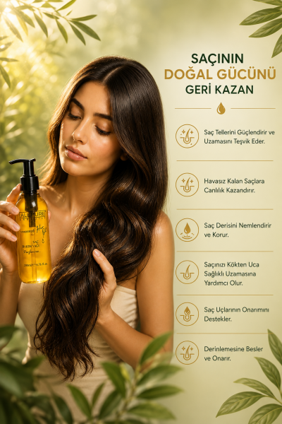 ALLPURE MIROIL HAIR (%100 Organik Saç Bakım Yağı 200ml)