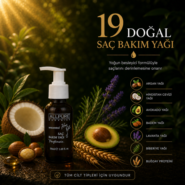ALLPURE MIROIL HAIR (100% Organic Hair Care Oil 50ml)