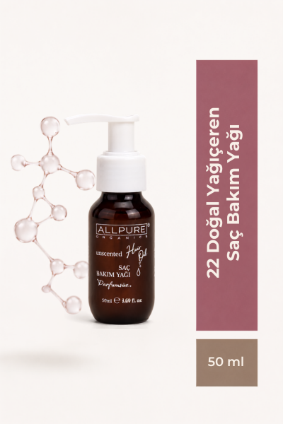 ALLPURE MIROIL HAIR (%100 Organik Saç Bakım Yağı 50ml)