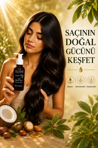 ALLPURE MIROIL HAIR (%100 Organik Saç Bakım Yağı 50ml)