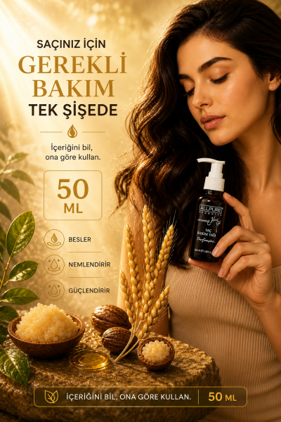 ALLPURE MIROIL HAIR (%100 Organik Saç Bakım Yağı 50ml)