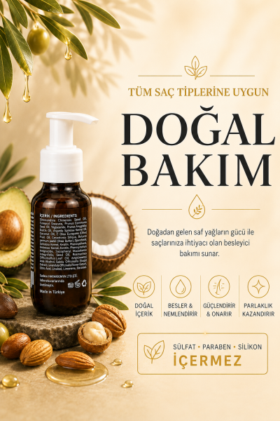 ALLPURE MIROIL HAIR (%100 Organik Saç Bakım Yağı 50ml)