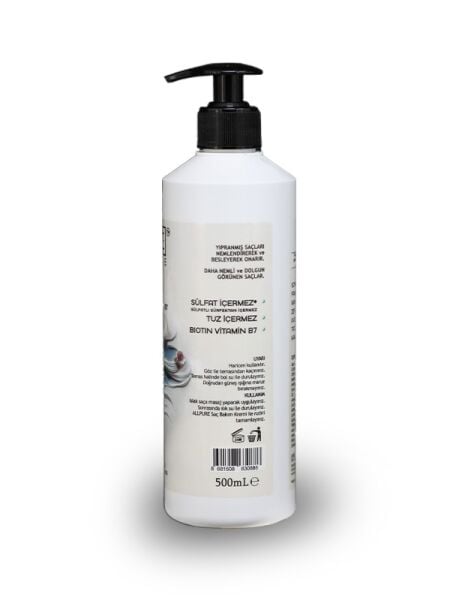 ALLPURE SHAMPOO 500ml (Natural SHAMPOO with BIOTIN, COLLAGEN and 7 OILS added, free of Sulfate, Salt and Paraben)
