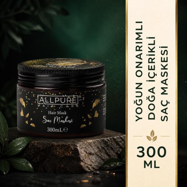 ALLPURE HAIR MASK 300 мл (МАСКА ДЛЯ ВОЛОС С ДОБАВКОЙ ВИТАМИНА Е + ПШЕНИЧНОГО ПРОТЕИНА)