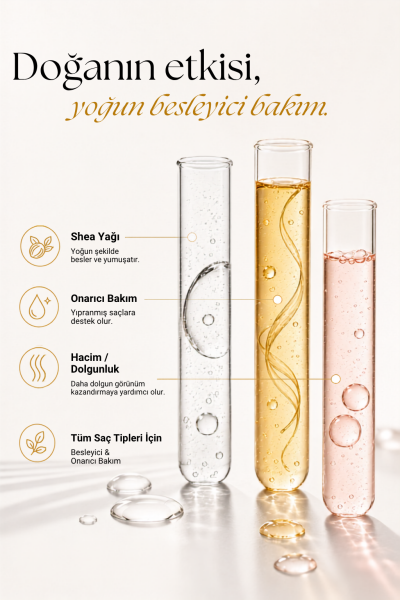 ALLPURE HAIR MASK 300ml  (VİTAMİN E + Buğday Proteini Katkılı SAÇ MASKESİ )