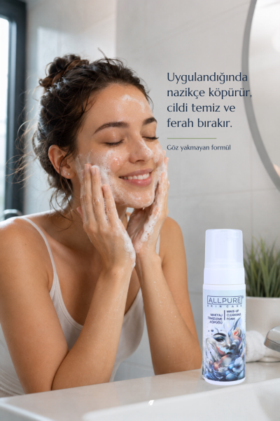 ALLPURE MAKE-UP REMOVER FOAM 150ml (Makyaj Temizleme Köpüğü MICELLAR 150ml)