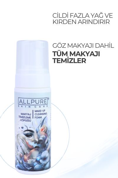 ALLPURE MAKE-UP REMOVER FOAM 150ml (Makyaj Temizleme Köpüğü MICELLAR 150ml)