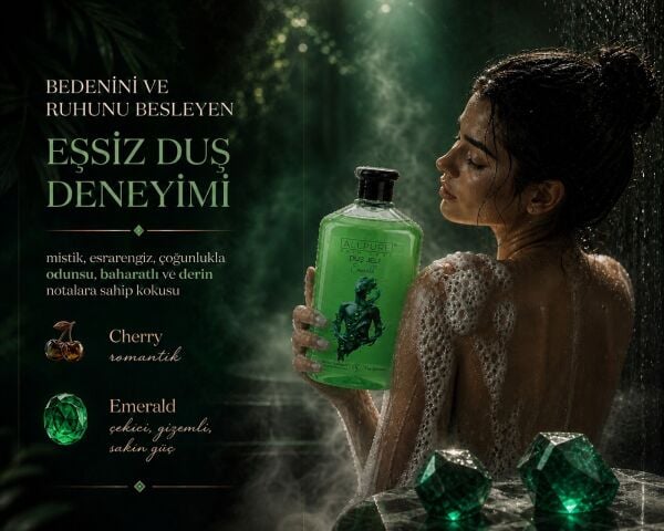 ALLPURE SHOWER GEL 700ml (Family Size) EMERALD - EMERALD Duş Jeli Aile boyu