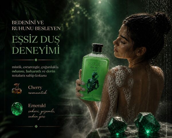 ALLPURE SHOWER GEL 700ml (Family Size) EMERALD - EMERALD Duş Jeli Aile boyu