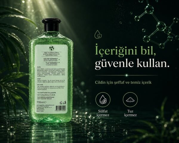 ALLPURE SHOWER GEL 700ml (Family Size) EMERALD - EMERALD Duş Jeli Aile boyu