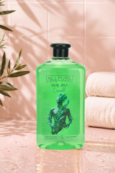 ALLPURE SHOWER GEL 700ml (Family Size) EMERALD - EMERALD Duş Jeli Aile boyu