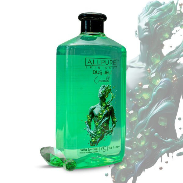 ALLPURE SHOWER GEL 700ml (Family Size) EMERALD - EMERALD Duş Jeli Aile boyu