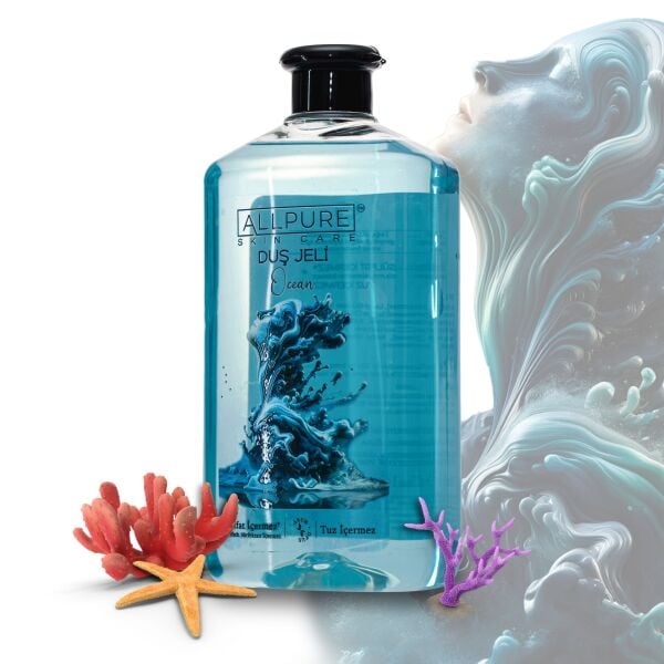 ALLPURE SHOWER GEL 700ml (Family Size) OCEAN - Ocean Breeze Shower Gel Family Size