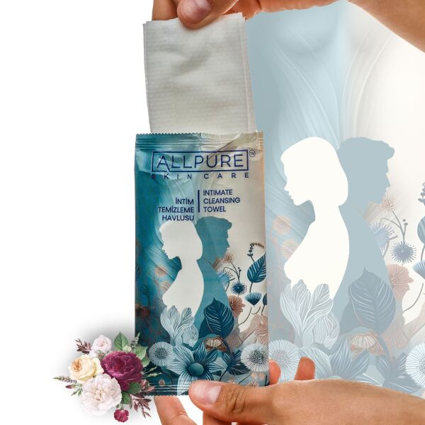ALLPURE INTIMATE CLEANSING TOWEL 10 pcs. Pack (GENITAL REGION Intimate Cleaning Towel 10 pcs SINGLE TOWEL)
