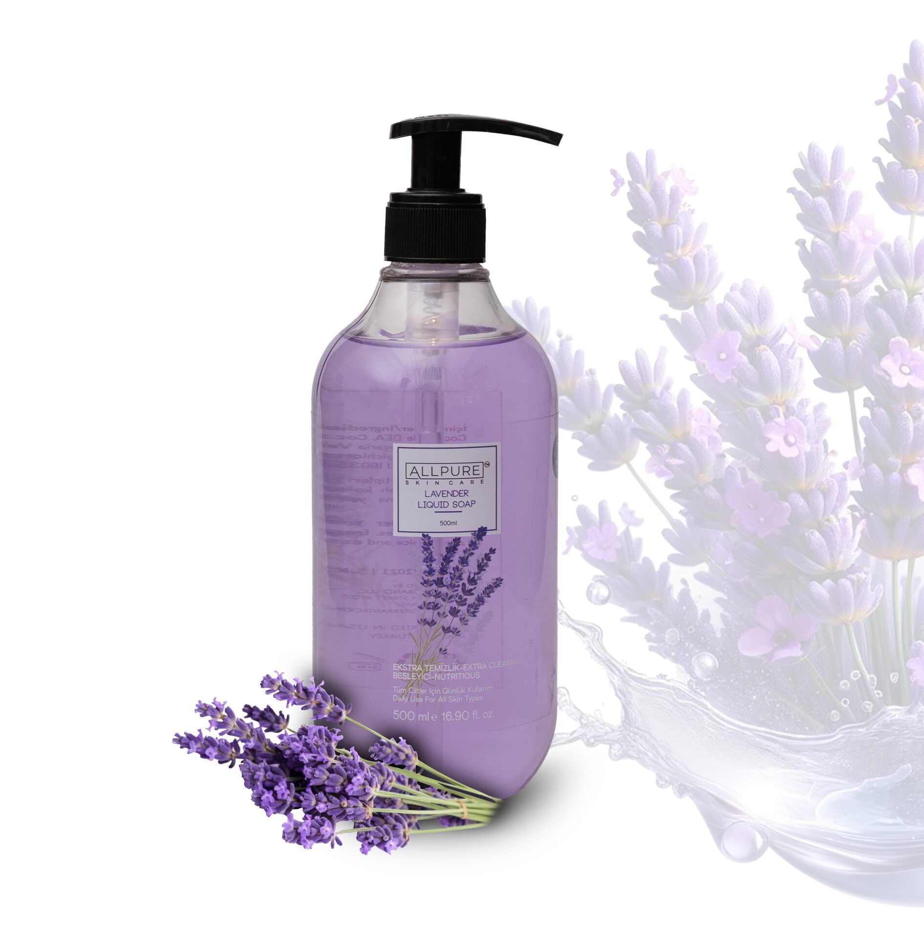 ALLPURE LIQUID SOAP /LAVANDER 500ml - Liquid Soap Lavender 500ml
