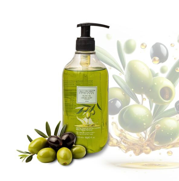 ALLPURE LIQUID SOAP / OLIVE OIL  500ml - Sıvı Sabun Zeytinyağlı  500ml
