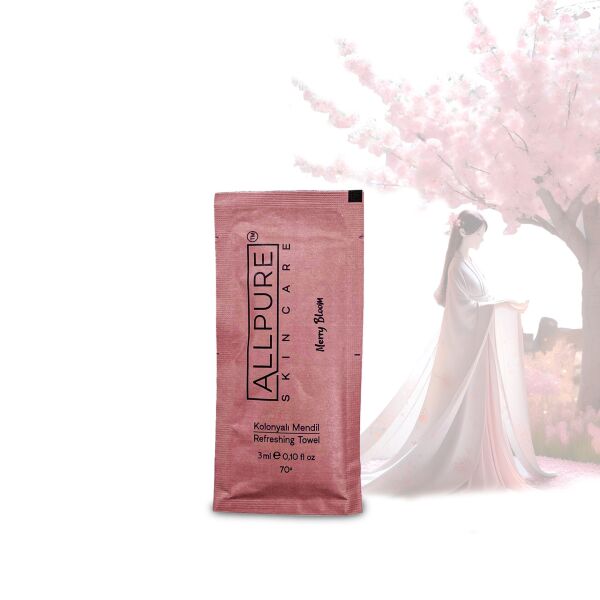 ALLPURE REFRESHING TOWEL -MERRY BLOOM (25pcs Pack) - Parfümlü Islak Mendil 25li Paket